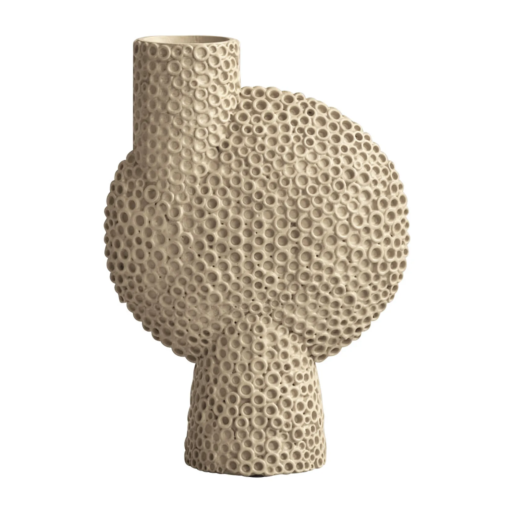 Sphere vaas Bubl Shisen medio 25,5 cm, Sand 101 Copenhagen