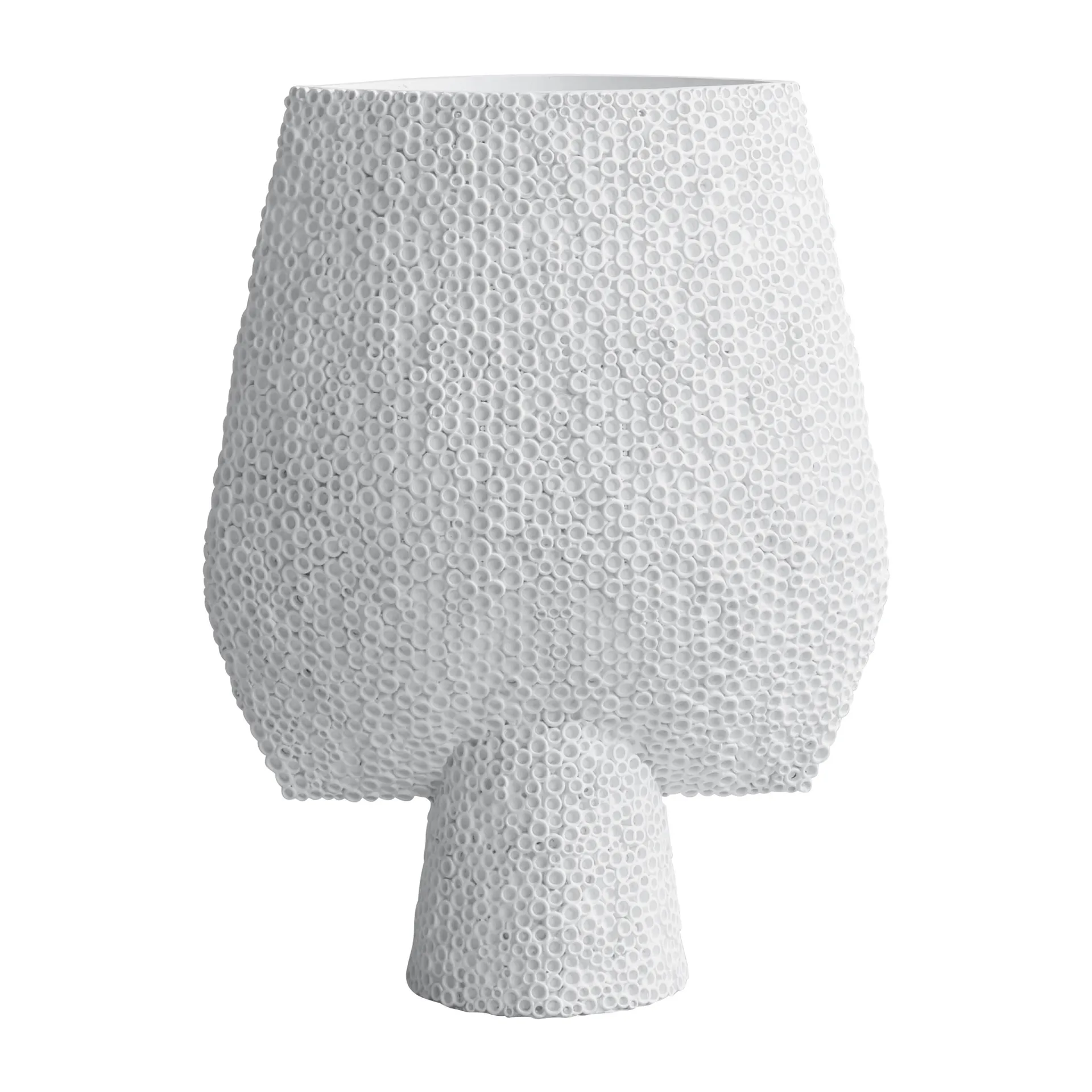 Sphere vaas Square Shisen big 44 cm, Bone White 101 Copenhagen
