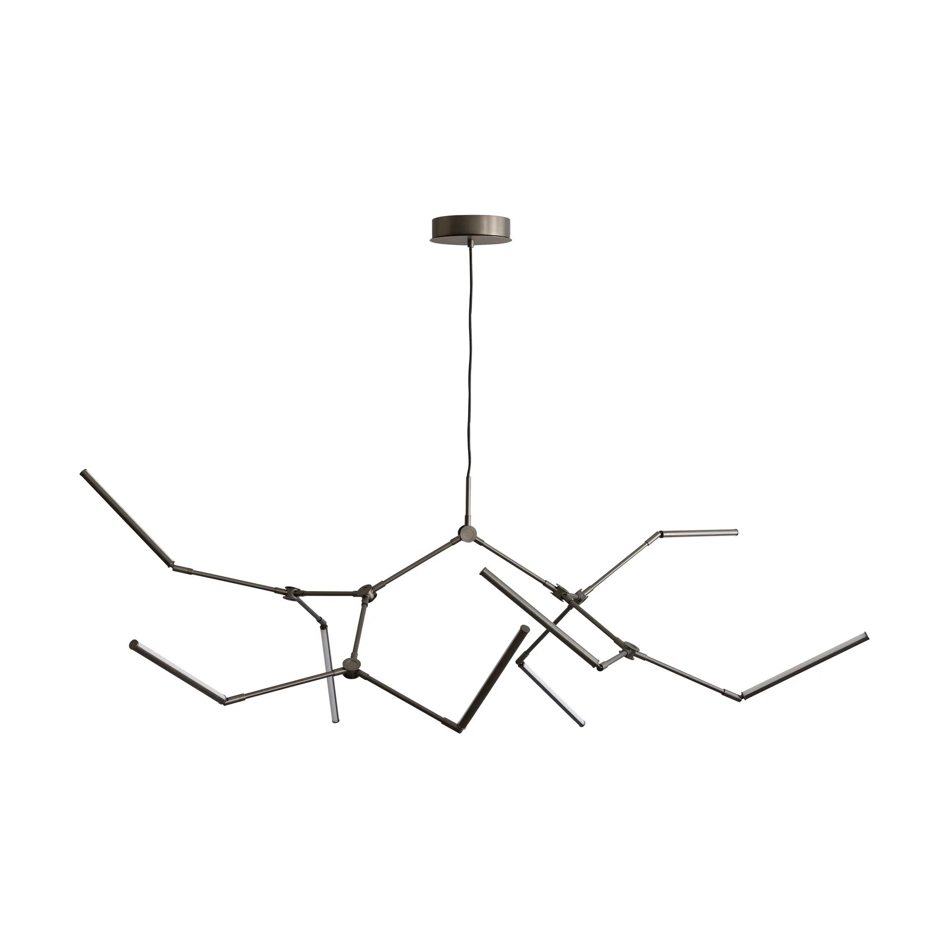 Stick chandelier kroonlamp, Brons 101 Copenhagen