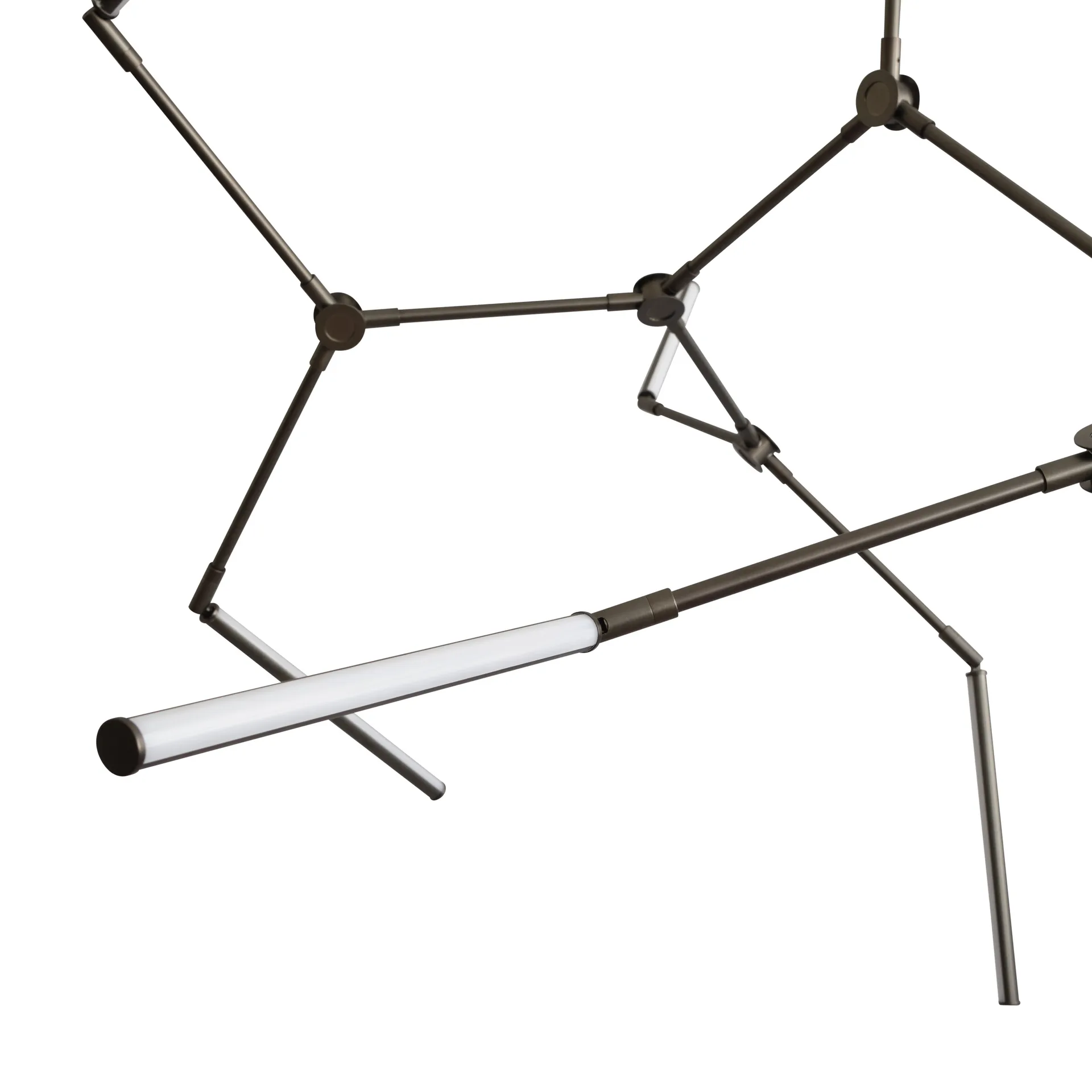 Stick chandelier kroonlamp, Brons 101 Copenhagen
