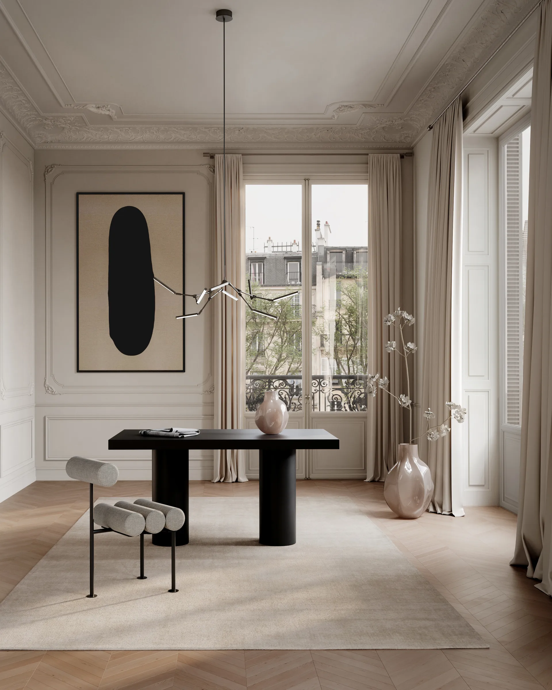 Stick chandelier kroonluchter mini, Brons 101 Copenhagen