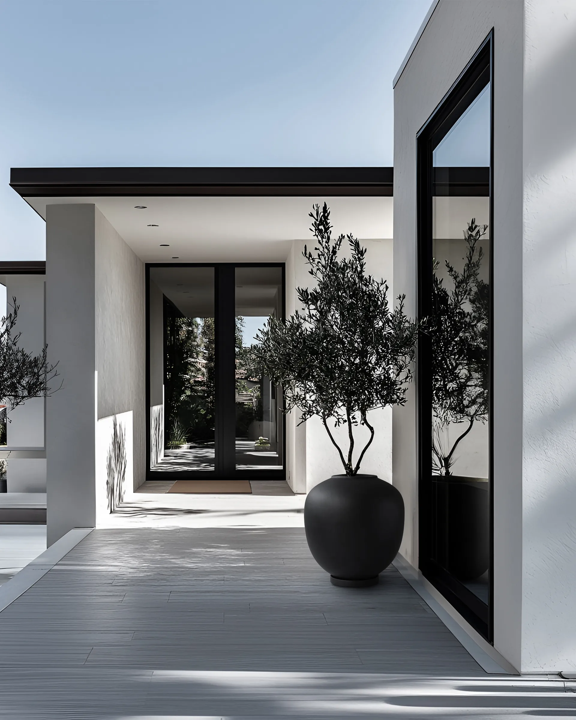 Sunao vaas big 55 cm, Black 101 Copenhagen