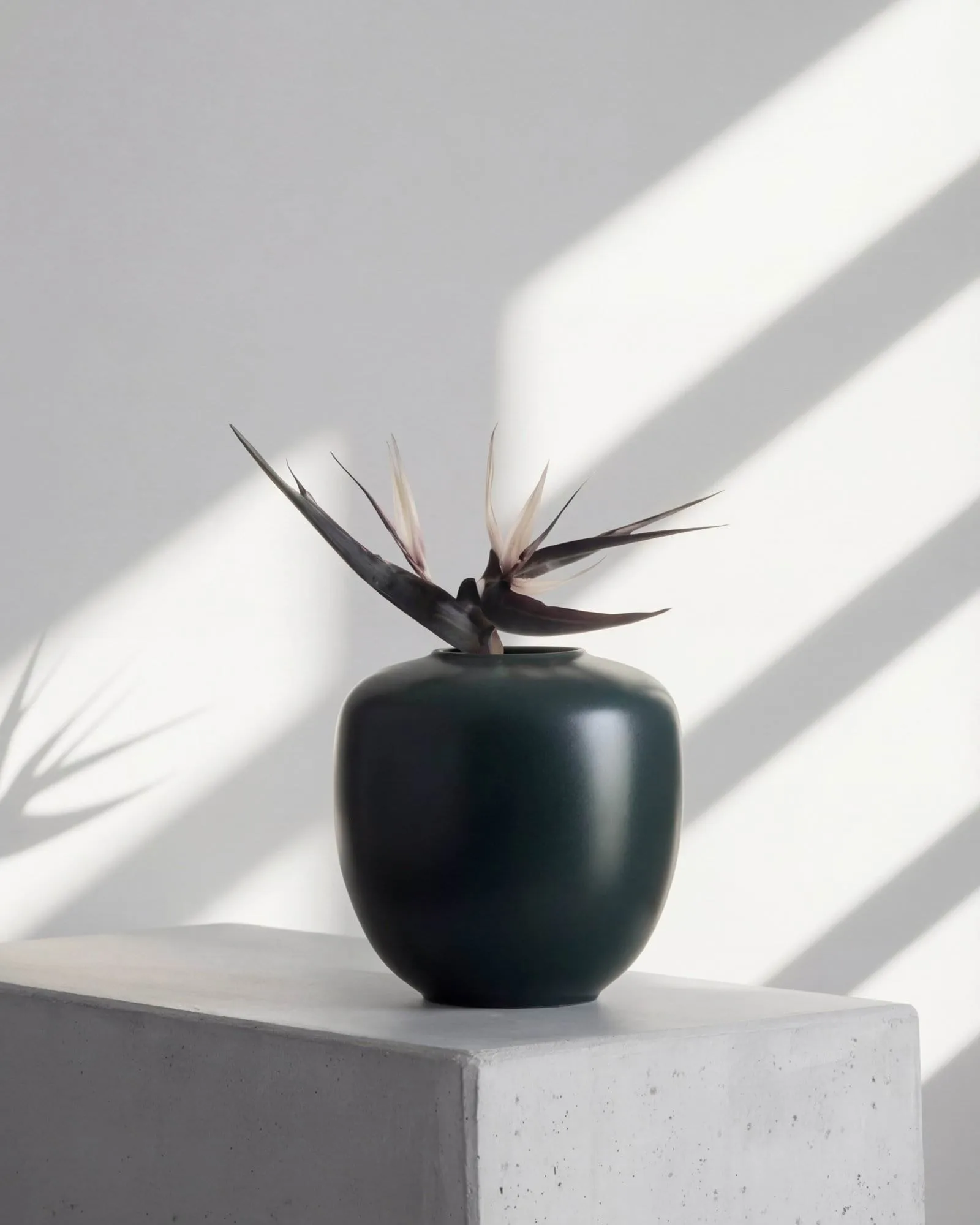 Sunao vaas medio 30 cm, Dark green 101 Copenhagen
