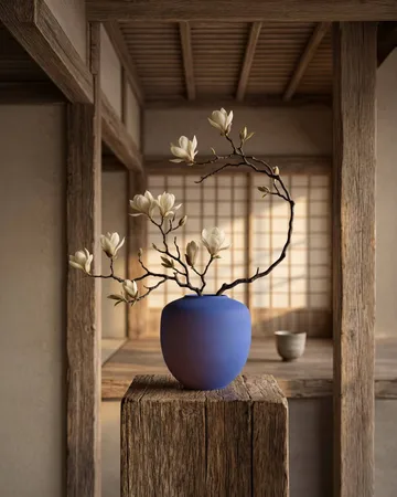 Sunao vaas medio 30 cm - Marrakech blue - 101 Copenhagen
