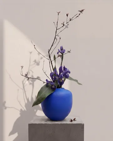 Sunao vaas medio 30 cm - Marrakech blue - 101 Copenhagen