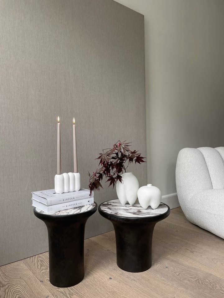 Tairu bijzettafel tall Ø35 cm, Calacatta 101 Copenhagen