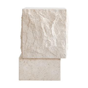 Temple bijzettafel tall 50x33 cm - Chrome-limestone - 101 Copenhagen