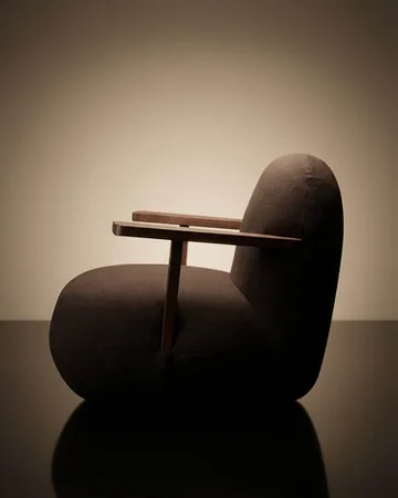 Toe chair fauteuil met armleuningen - Classic brown oak-dark brown - 101 Copenhagen