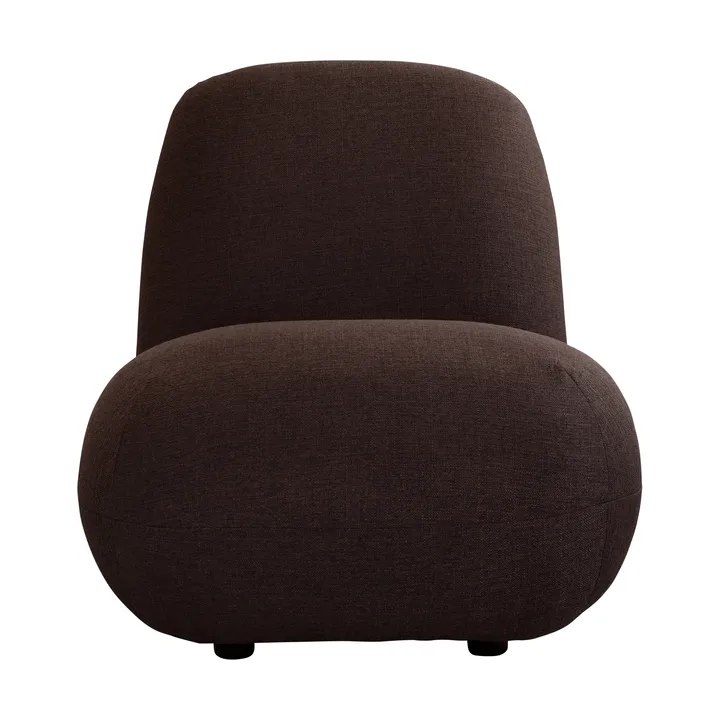 Toe Chair Flat fauteuil 92x75 cm - Dark brown - 101 Copenhagen