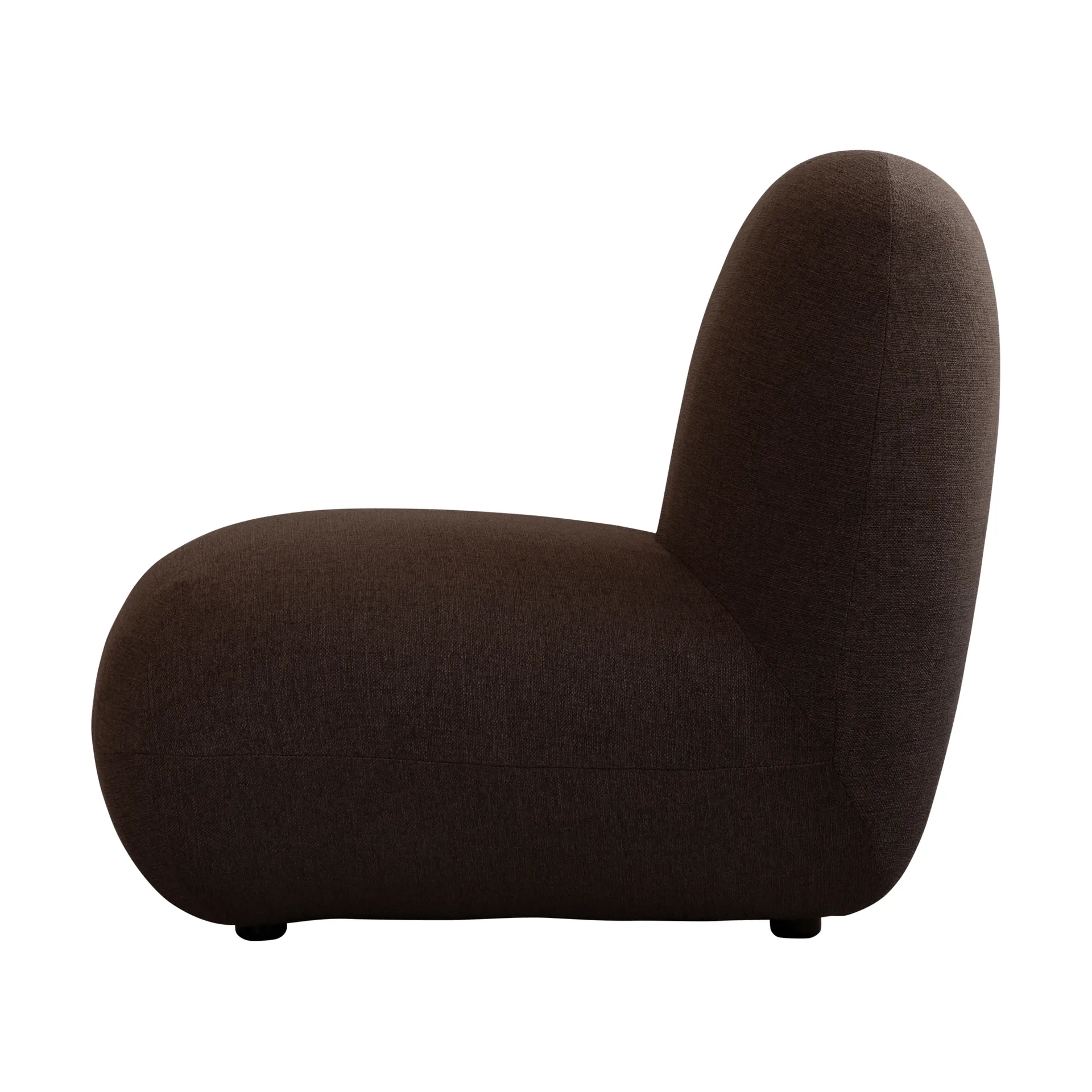 Toe Chair Flat fauteuil 92x75 cm, Dark brown 101 Copenhagen