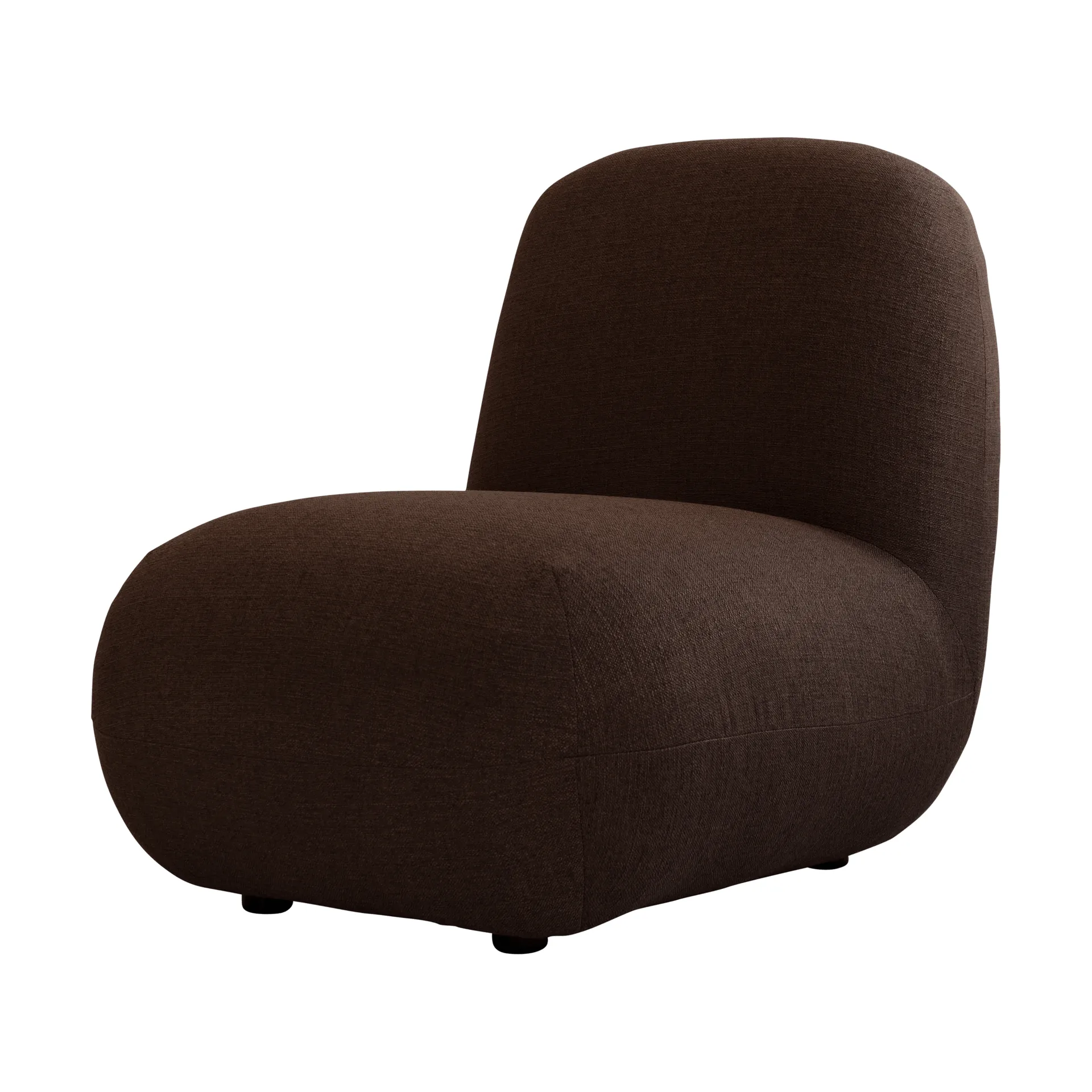 Toe Chair Flat fauteuil 92x75 cm, Dark brown 101 Copenhagen