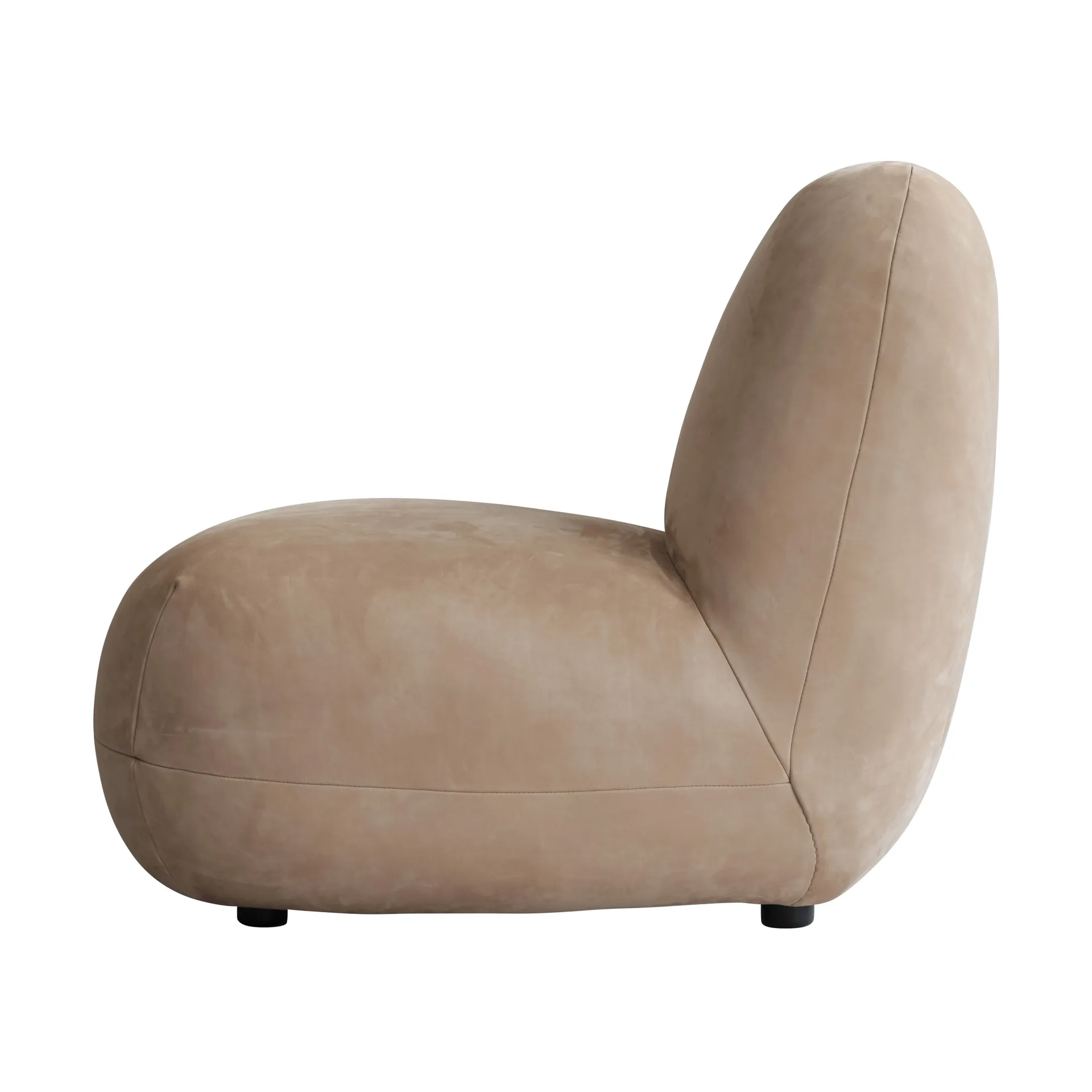 Toe Chair Flat fauteuil 92x75 cm, Nubuck 101 Copenhagen