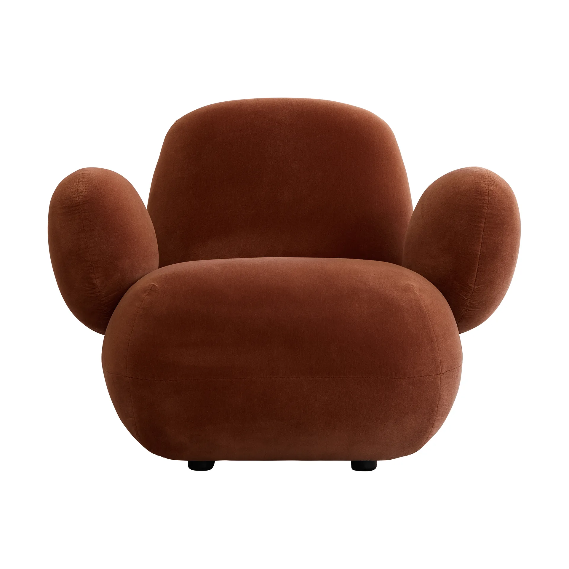 Toe Chair Flat fauteuil 92x75 cm, Rust 101 Copenhagen