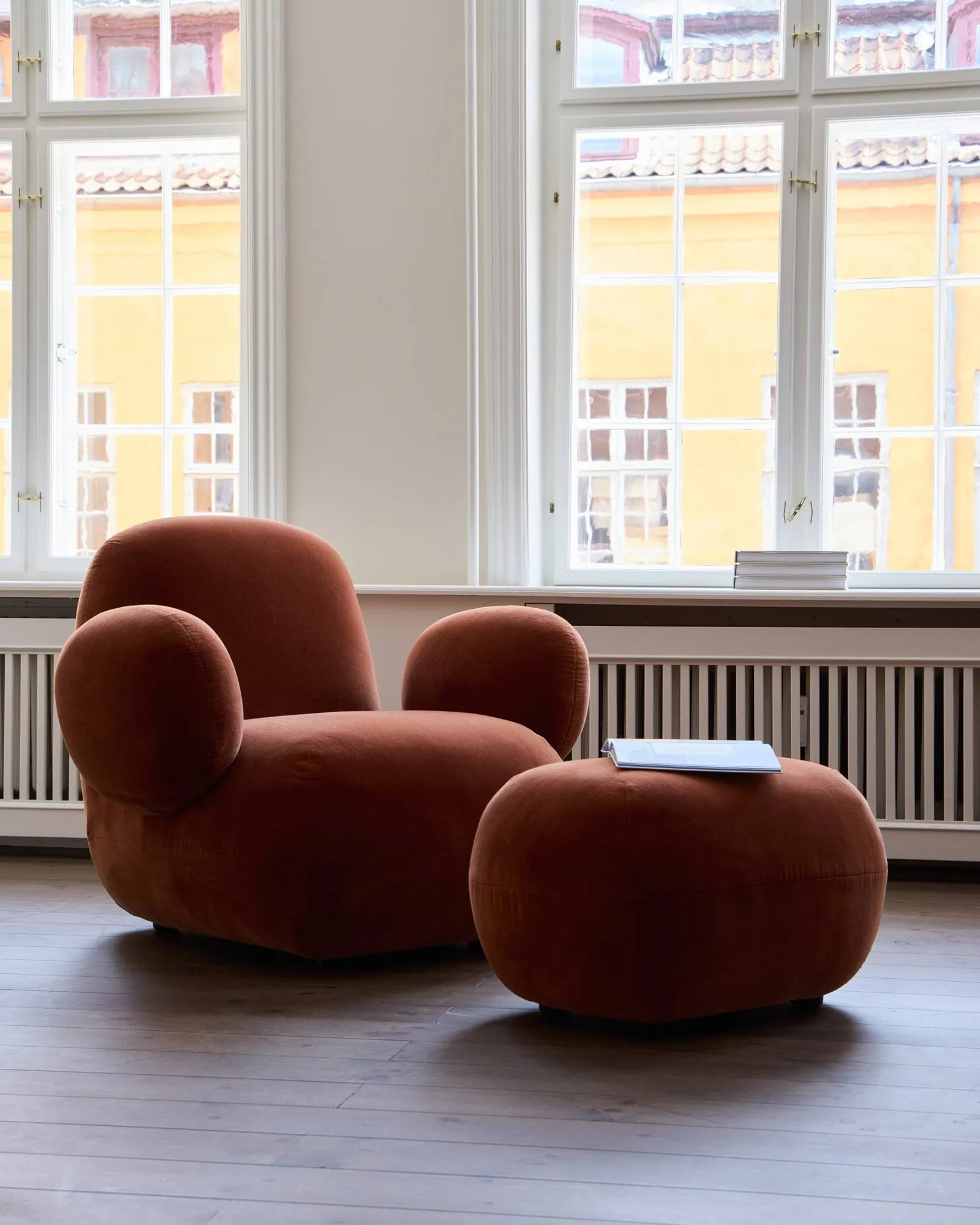 Toe Chair Flat fauteuil 92x75 cm, Rust 101 Copenhagen
