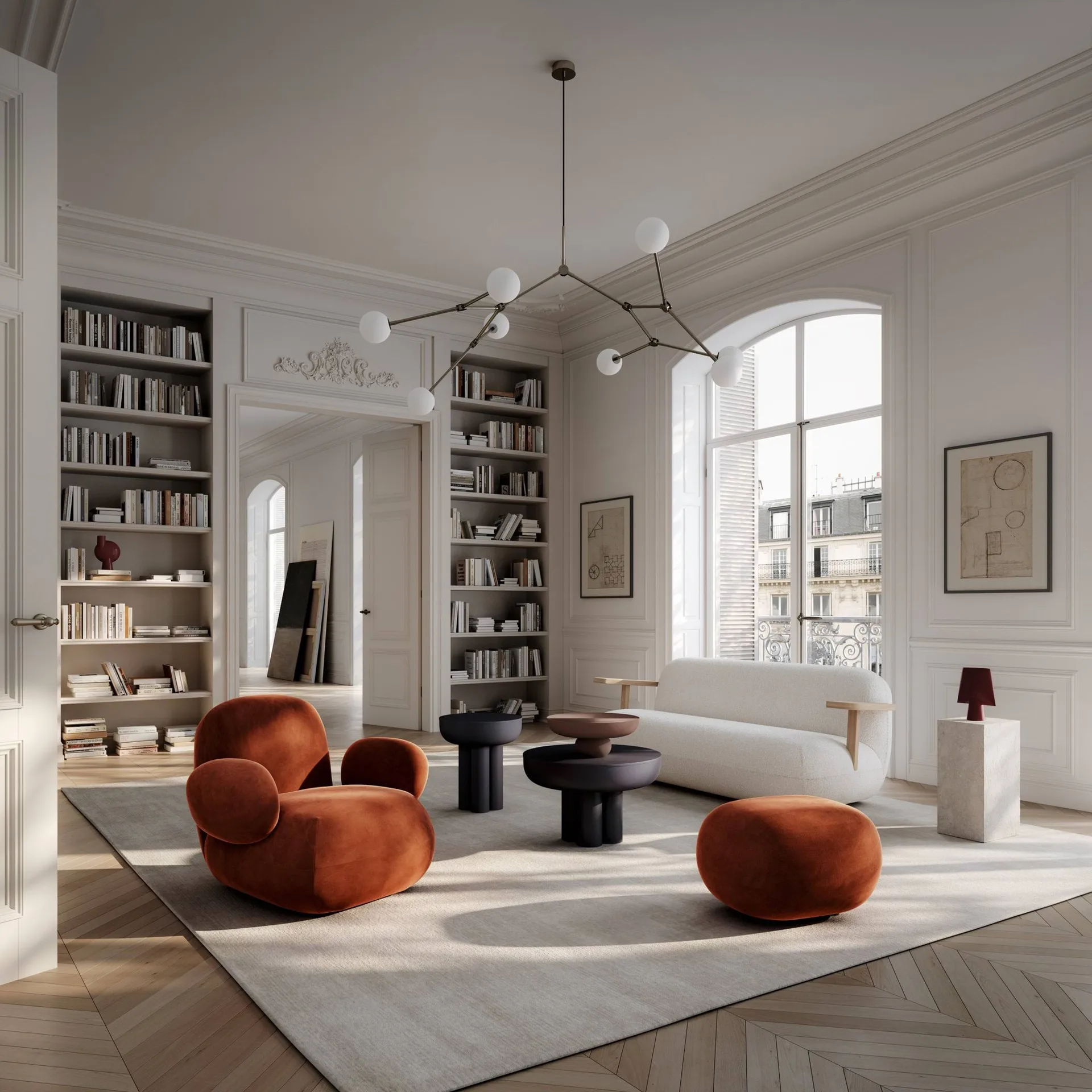 Toe Chair Flat fauteuil 92x75 cm, Rust 101 Copenhagen