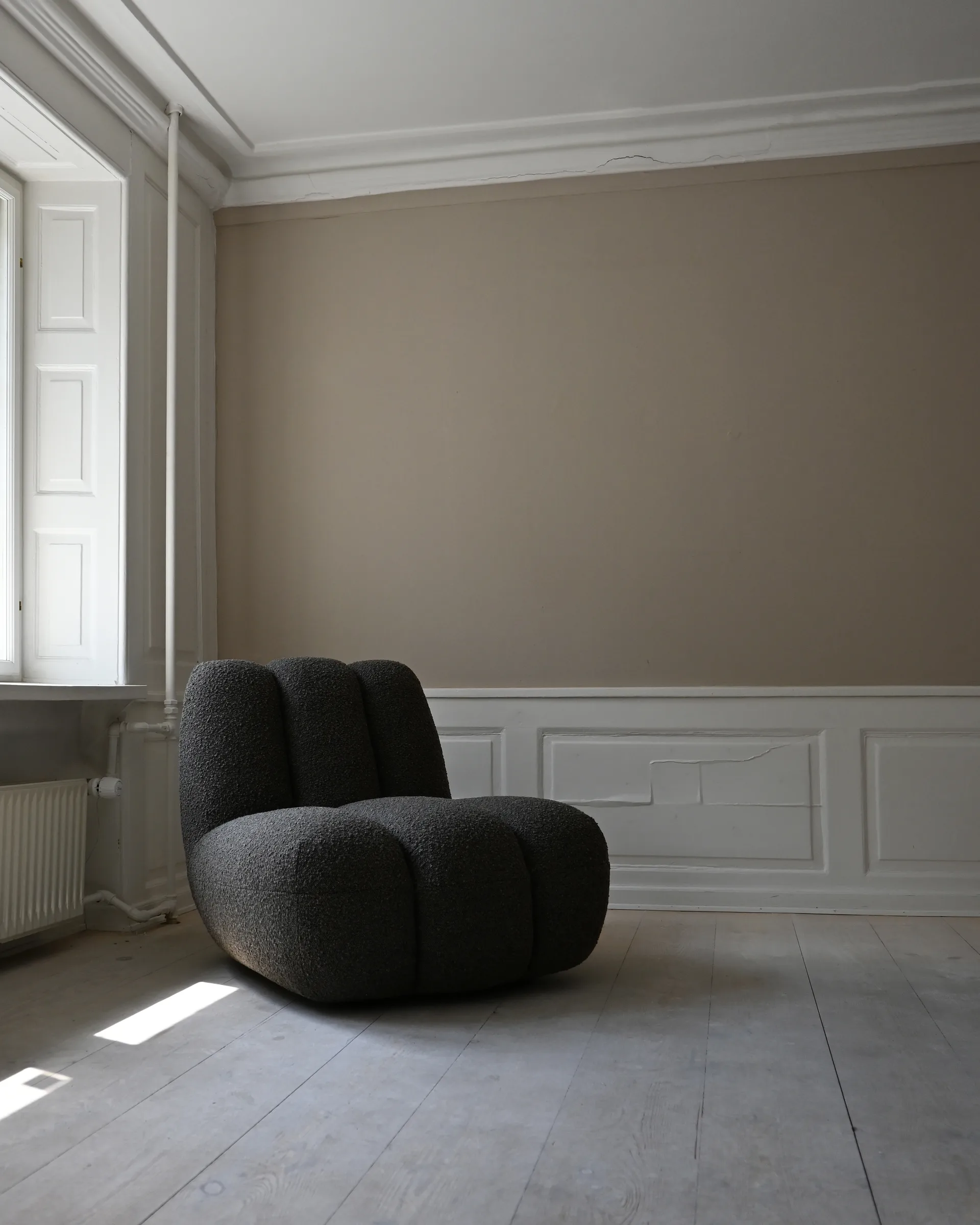 Toe loungefauteuil bouclé, Deep taupe 101 Copenhagen