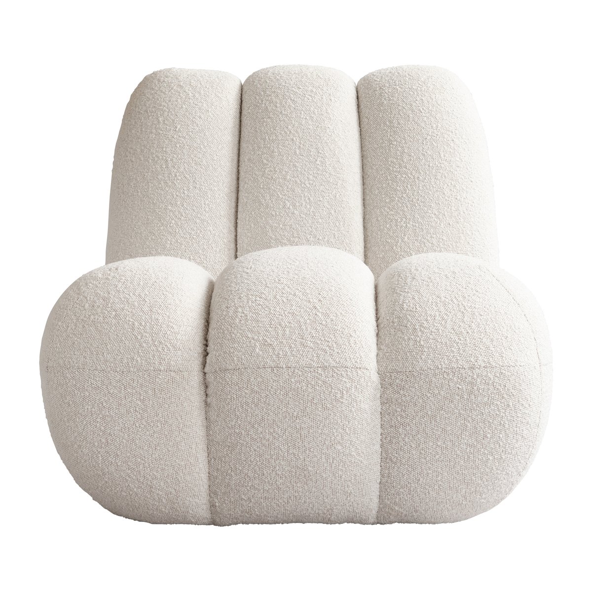 101 Copenhagen Toe loungefauteuil bouclé Off-white | Scandinavisch Interieur | Fauteuils, krukken & hockers | Wit