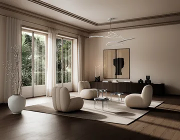 Toe loungefauteuil bouclé - Smoked sand - 101 Copenhagen