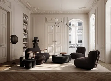 Toe loungefauteuil - Dark brown - 101 Copenhagen