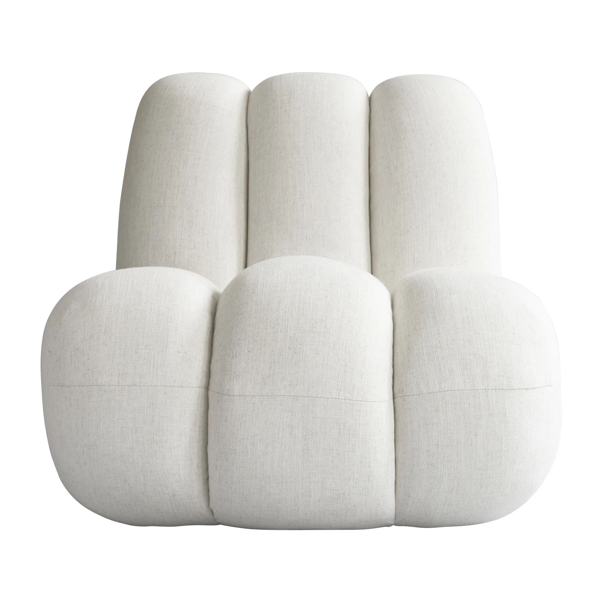 Toe loungefauteuil linnen, White chalk 101 Copenhagen