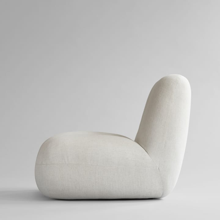 Toe loungefauteuil linnen, White chalk 101 Copenhagen