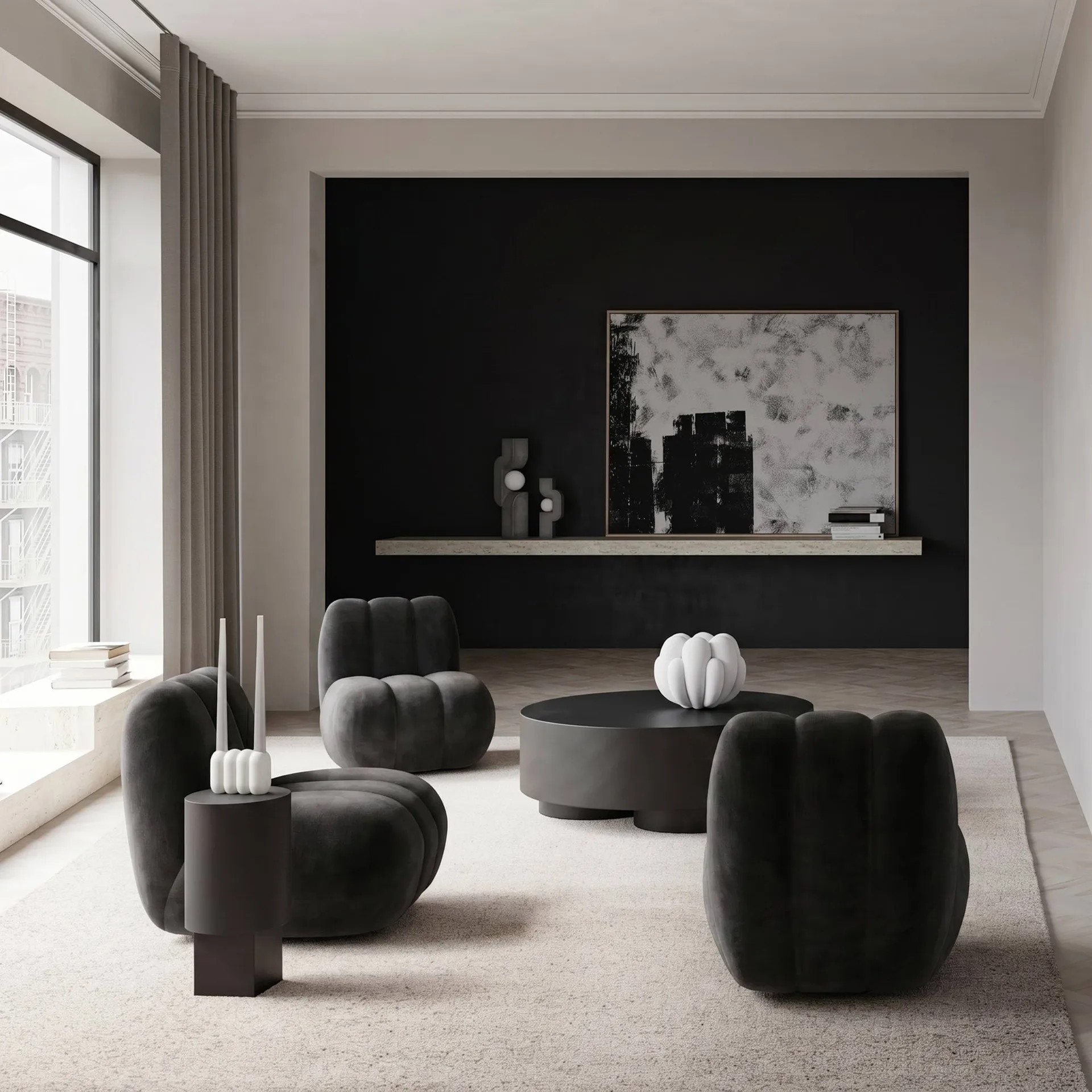 Toe loungefauteuil, Peat 101 Copenhagen