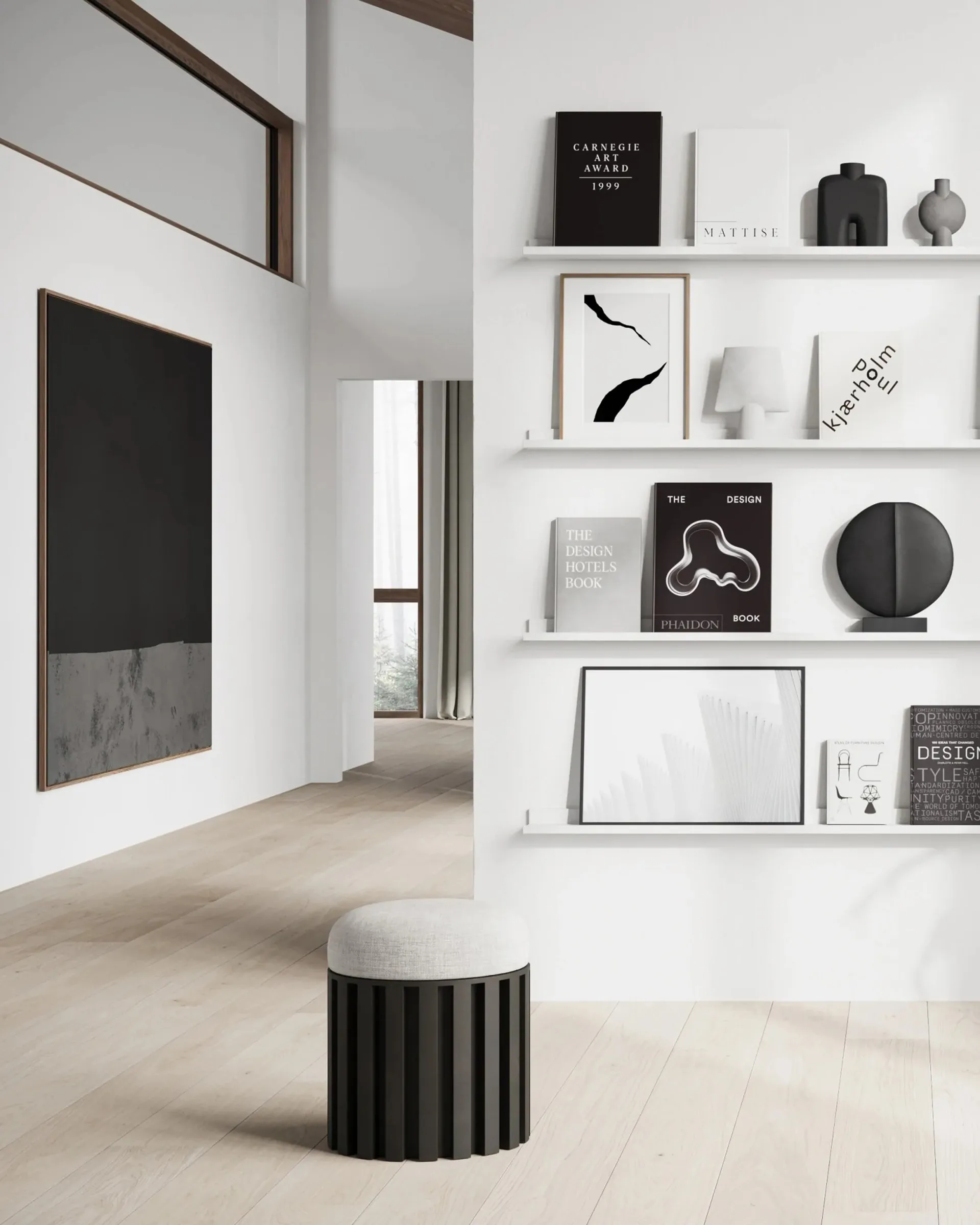 Tribu kruk linnen, Coffee-white chalk 101 Copenhagen