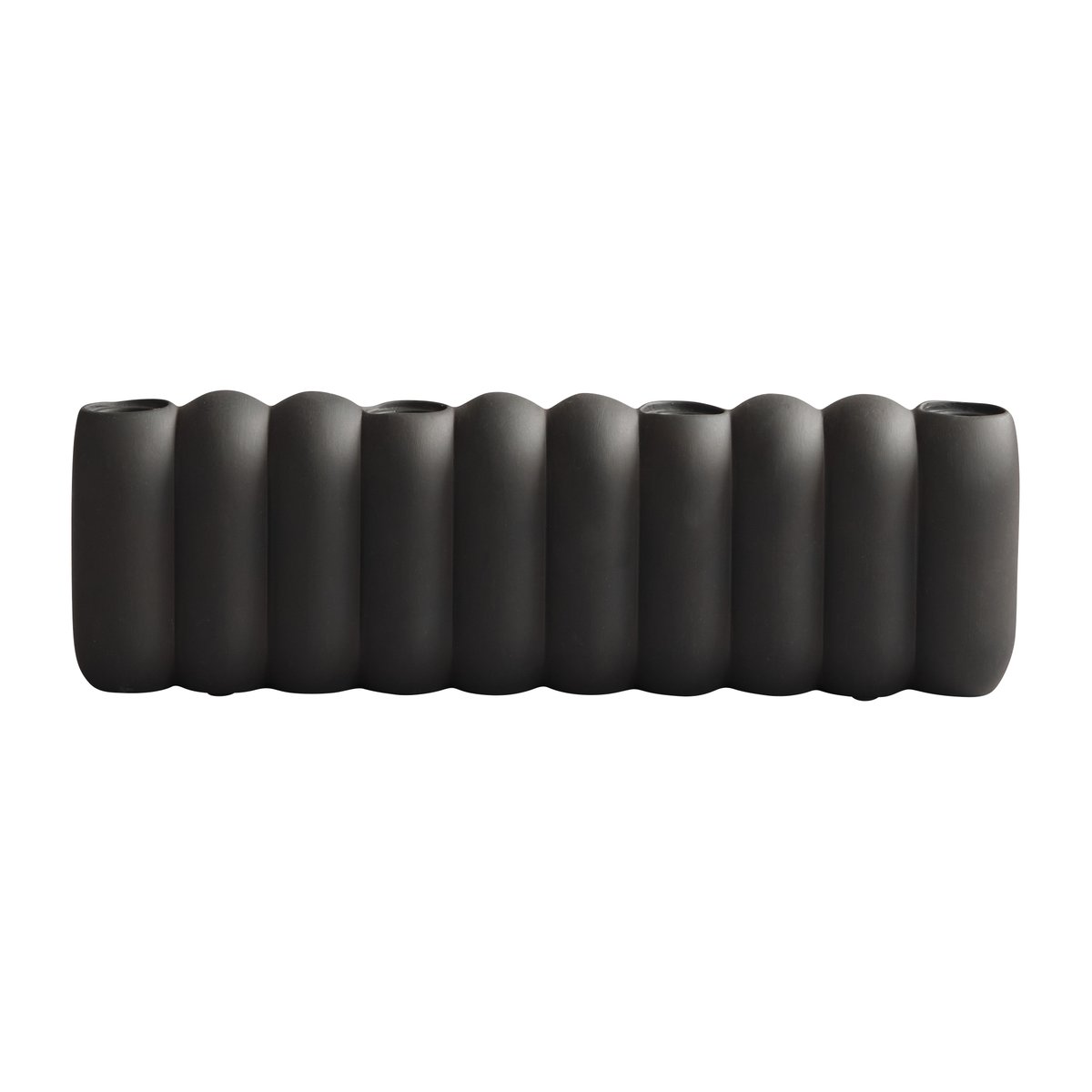 101 Copenhagen Tube kandelaar Coffee 11x35 cm | Scandinavisch Interieur | Kandelaars | Zwart