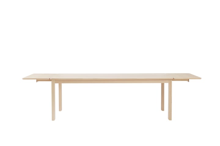 Alfred eettafel 90x220 cm, Witgepigmenteerd eikenhout 1898