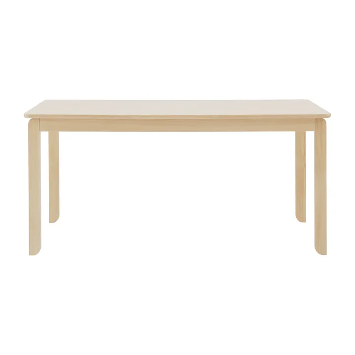 Alfred eettafel - Witgepigmenteerd eikenhout, 90x160 cm - 1898
