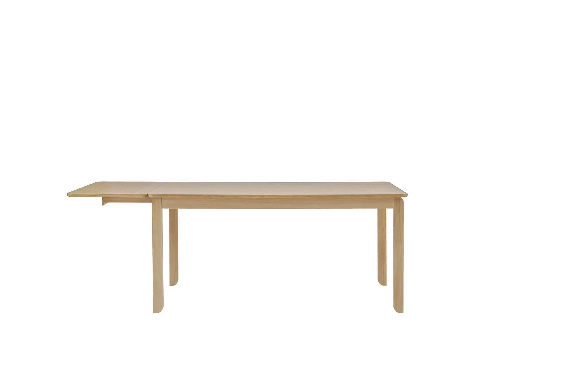 Alfred eettafel, Witgepigmenteerd eikenhout, 90x160 cm 1898