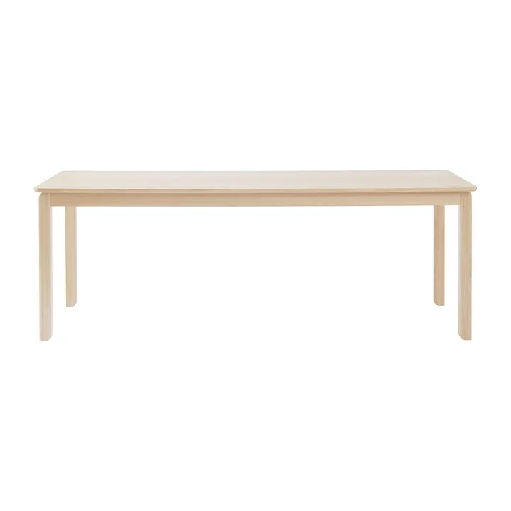 Alfred eettafel - Witgepigmenteerd eikenhout, 90x220 cm - 1898