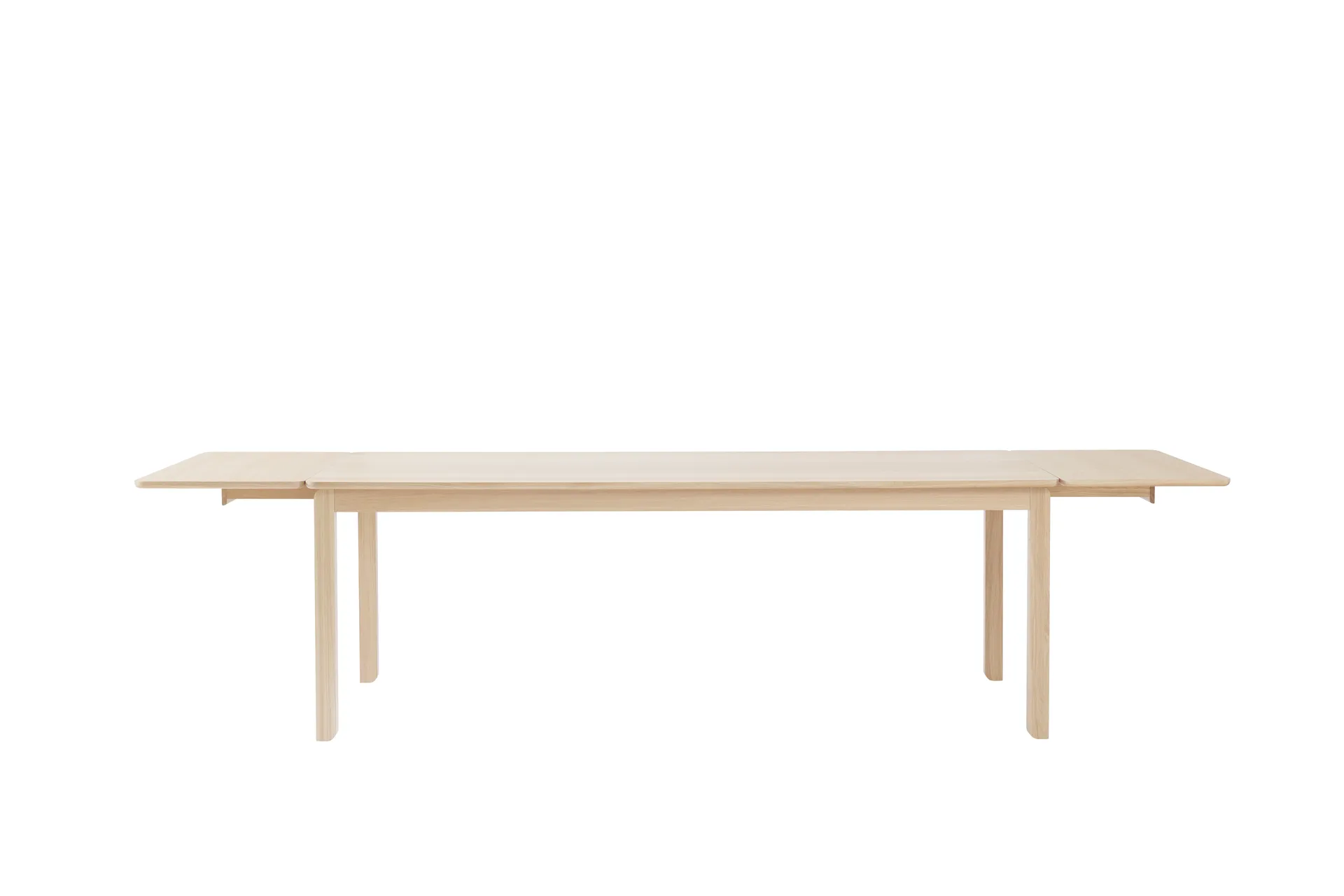 Alfred eettafel, Witgepigmenteerd eikenhout, 90x220 cm 1898