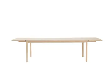 Alfred eettafel - Witgepigmenteerd eikenhout, 90x220 cm - 1898