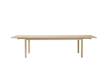 Alfred eettafel - Witgepigmenteerd eikenhout, 90x220 cm - 1898