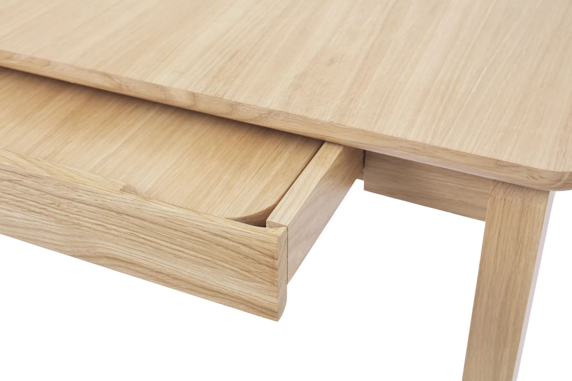 Alfred eettafel, Witgepigmenteerd eikenhout, 90x220 cm 1898