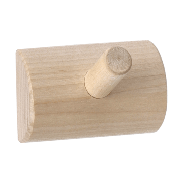 Allsarp kapstokje 1 knop - Berken - 1898