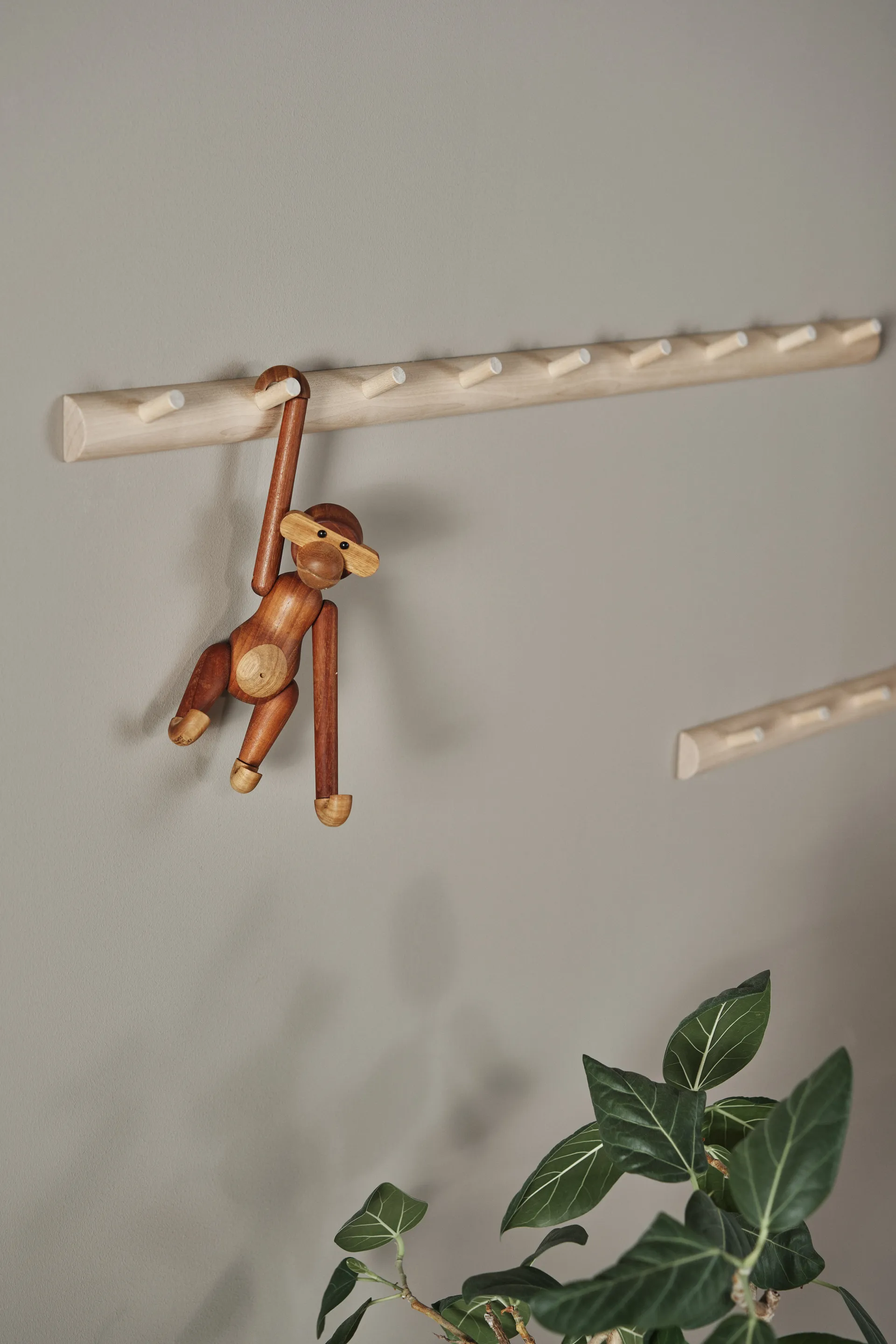 Allsarp kapstokje 5 knoppen, Eikenhout 1898