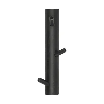 Allsarp verticale knoplijst 3 haken - Zwartgeverfde berk - 1898
