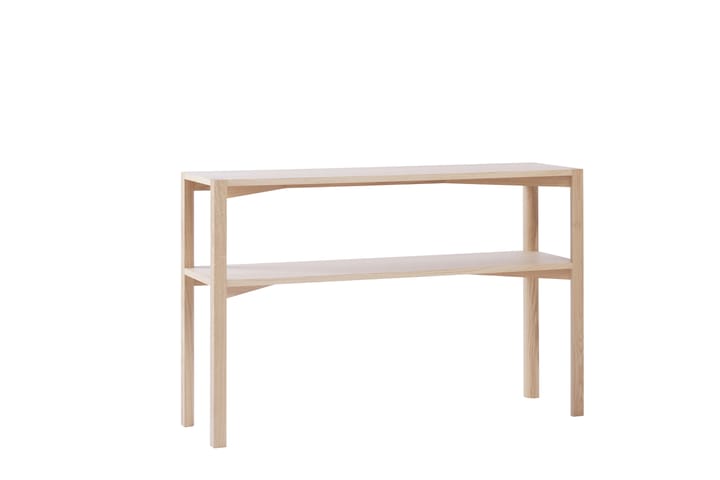 Anton consoletafel 35x125 cm, Witgepigmenteerd eikenhout 1898