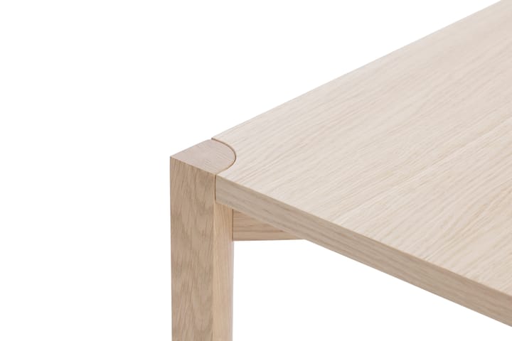 Anton consoletafel 35x125 cm, Witgepigmenteerd eikenhout 1898