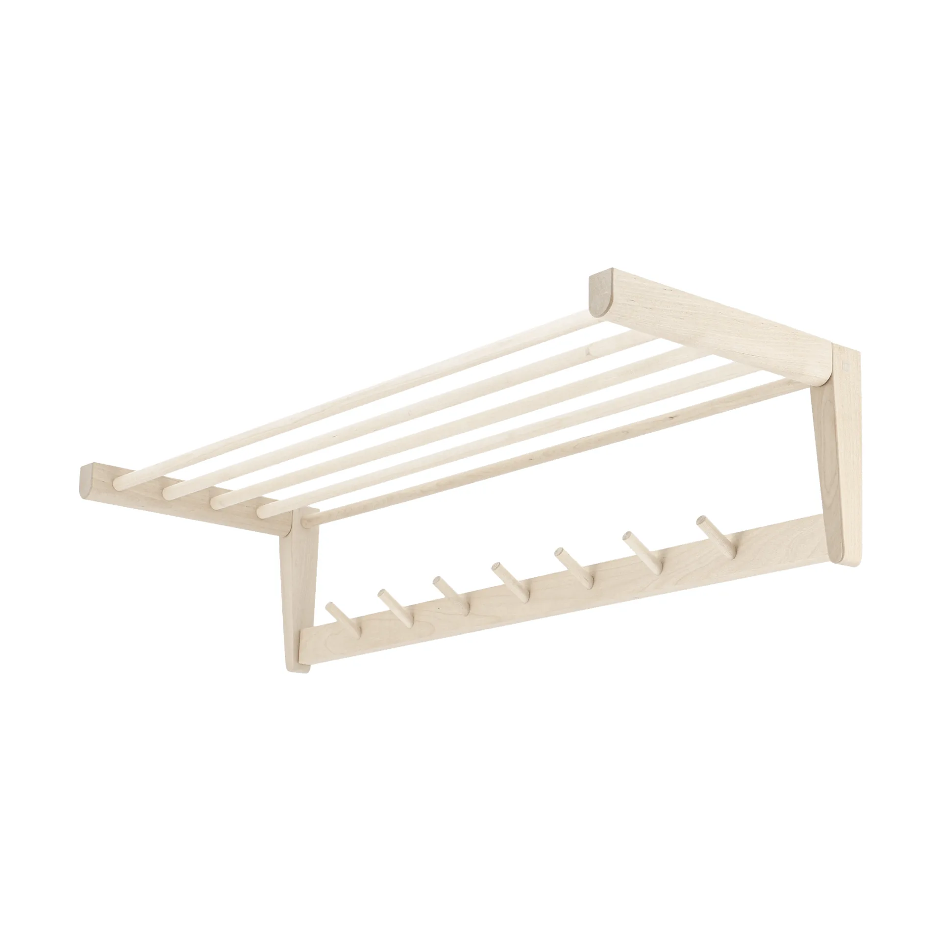 Bäckebo hoedenplank, Berken,7 knoppen 1898