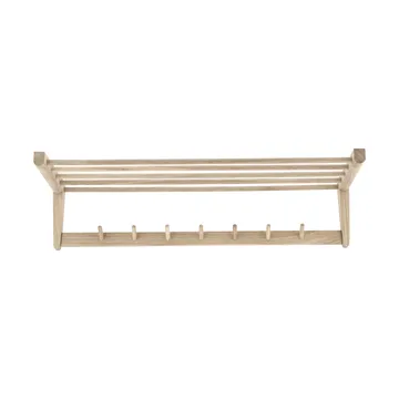 Bäckebo hoedenplank - Eiken,7 knoppen - 1898