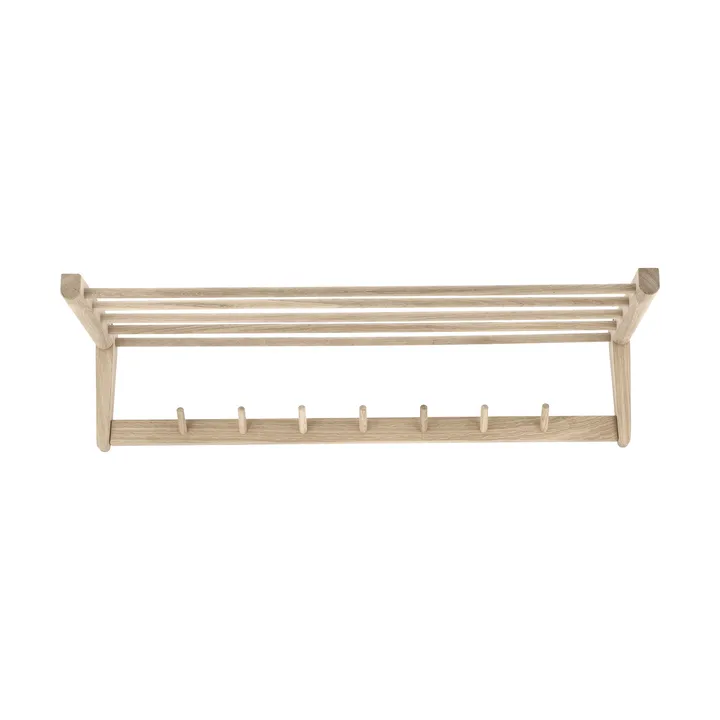 Bäckebo hoedenplank - Eiken,7 knoppen - 1898
