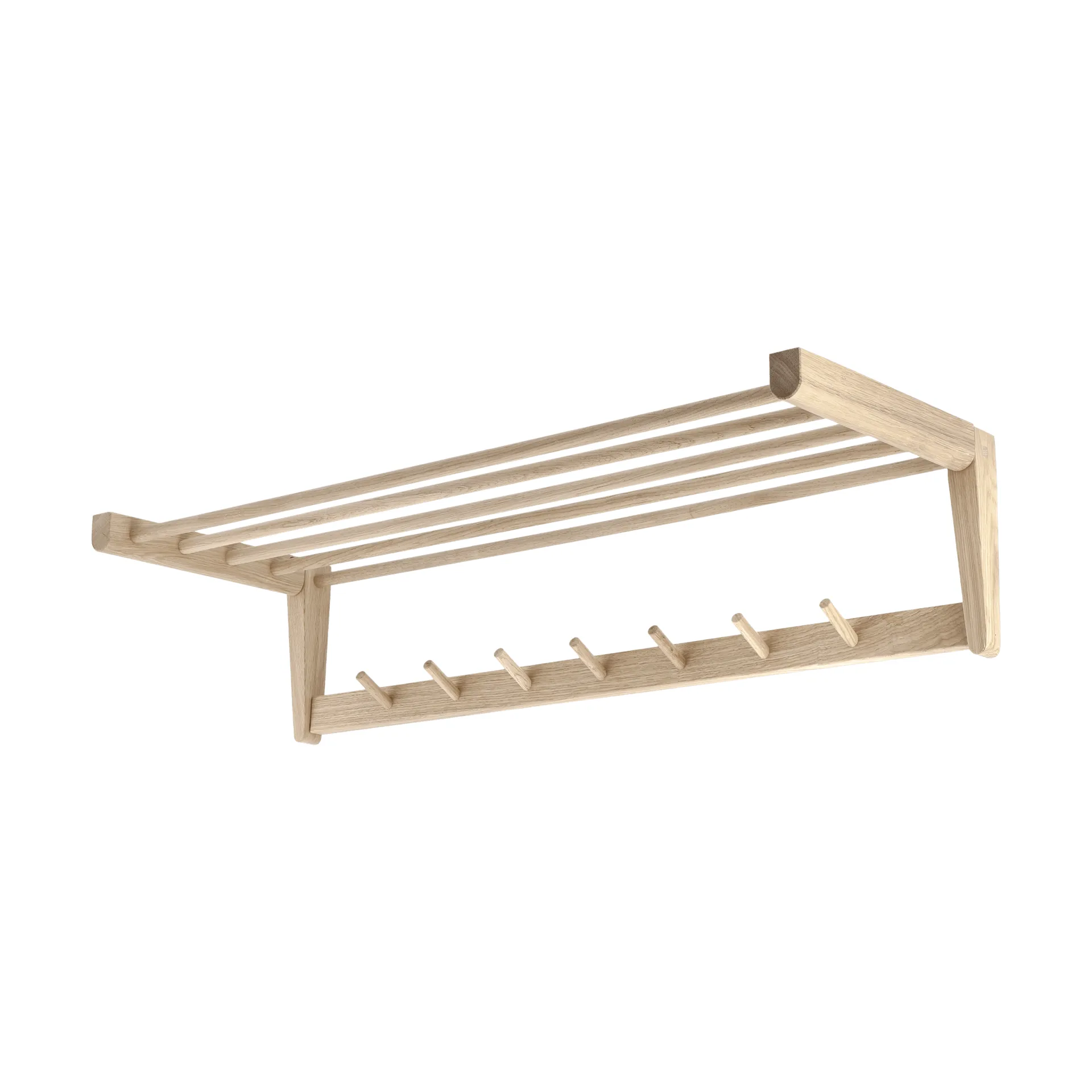 Bäckebo hoedenplank, Eiken,7 knoppen 1898