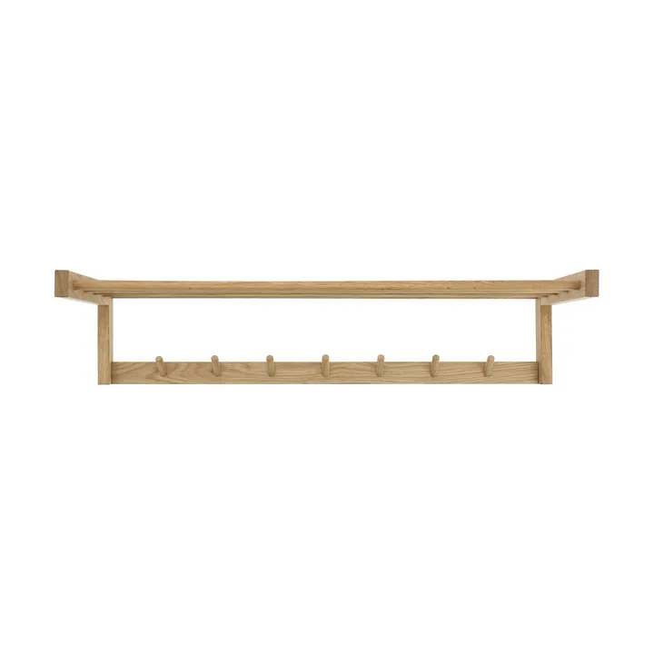 Bäckebo hoedenplank - Eiken,7 knoppen - 1898