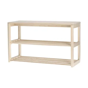Bäckebo schoenenrek met zit - Berken,80×48×30 cm - 1898
