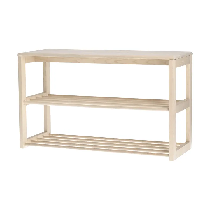Bäckebo schoenenrek met zit - Berken,80×48×30 cm - 1898