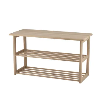 Bäckebo schoenenrek met zit - Eiken,80×48×30 cm - 1898