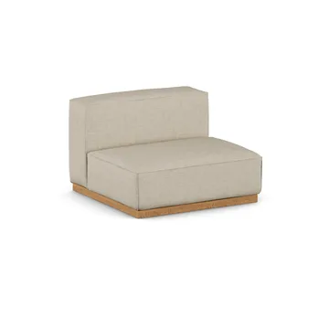 Bergsdal 1,5-zits fauteuil - Bern beige 0341-Essen eikenkleurig gebeitst, 1,5-zits - 1898